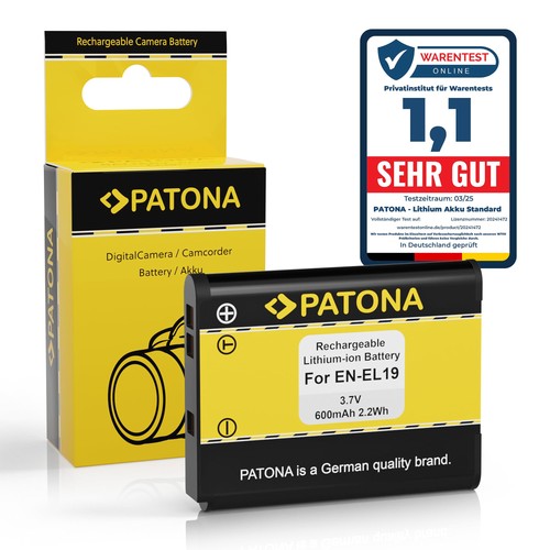 Patona el19 batteria 600mah - patona, en-el19