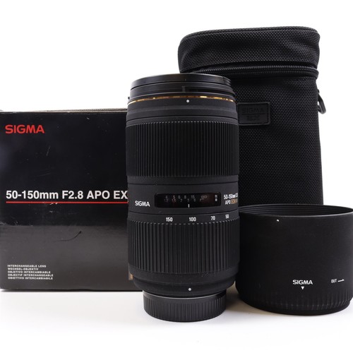 Sigma 150 8 - 50-150, f/2.8